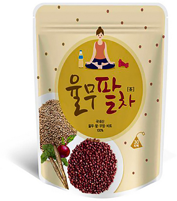 국내산 율무팥차 다이어트차 붓기차 비트 우엉차 티백 30티백 (b06), 1박스, 30개입, 2.5g