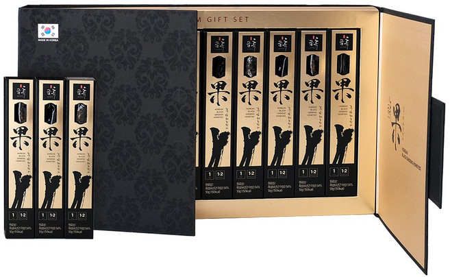 금흑 흑삼 하늘천과 흑삼정과 홍삼정과 답례품 명절선물 선물세트 1kg, 1박스