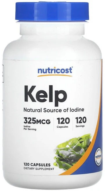 뉴트리코스트 Nutricost 켈프 325mg 캡슐 120정123908원산지:기타, Nutricost 켈프 325mg 캡슐 120정, 1개, 120정 - 쿠팡