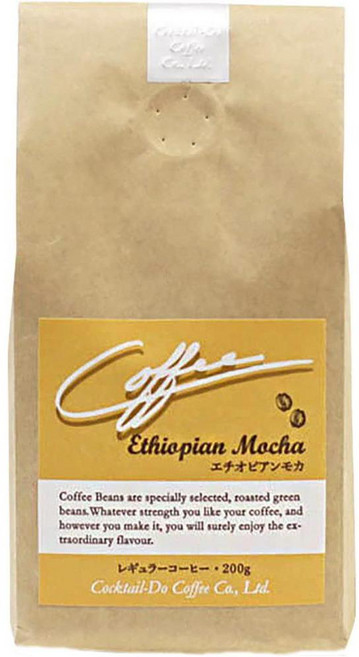 Coctail Hall 일본직구 콕테어 홀의 에티오피아 모카 가루 200g, 사이즈