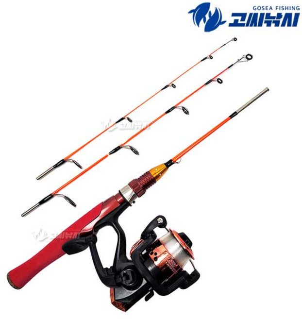 고씨낚시 K-Master 미니 얼음낚시대 세트 빙어낚시대 송어 산천어 낚시대 투톱, K-Master 얼음 낚시대 세트