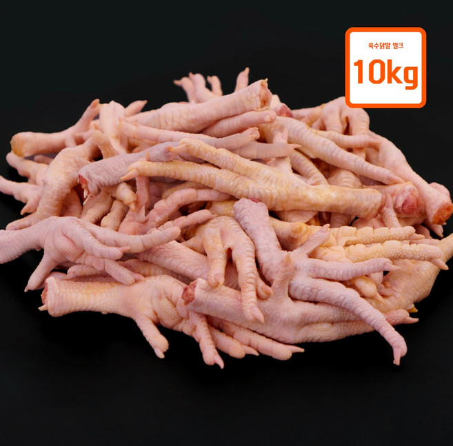국내산 육수용닭발 10kg 국물용 통뼈 깨끗하게 손질된 닭발, 1개, 소분 10kg