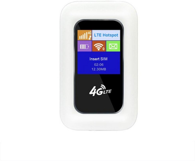 HOSAYA R801 휴대용 Wi-Fi 모뎀 컬러 LCD 디스플레이 내장 배터리 4G LTE SIM 카드 라우터 10 WiFi 사용자 고속 휴대용 여행 핫스팟 미니 라우터 언락, HOSAYA R801 휴대용 Wi-Fi 모뎀 컬러 LC