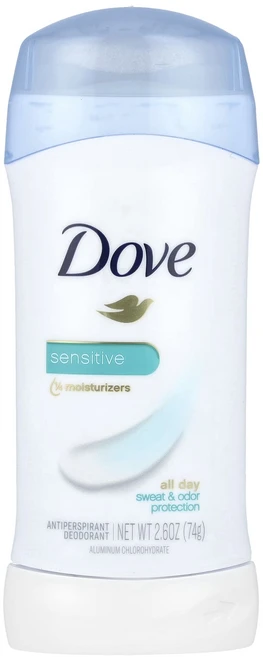 Dove 땀 억제제 데오드란트 센시티브 74g(2.6oz), Dove 땀 억제제 데오드란트 센시티브 74g26oz, 74g, 1개 - 쿠팡