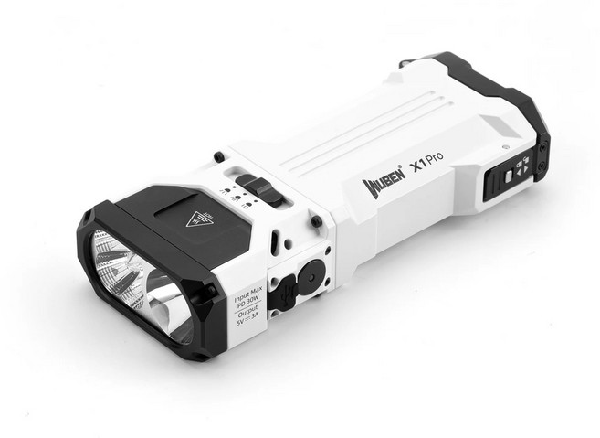 WUBEN X1 Pro 手電筒 高亮度 聚光 長續航, 白色, 1個