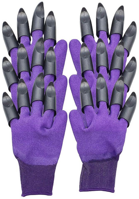 셀링랩 갈고리장갑, 3개, 퍼플