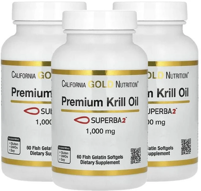 CGN 프리미엄 크릴오일 오메가3 1000mg 60소프트젤 3개 아스타잔틴 KrillOil, 60정 - 쿠팡
