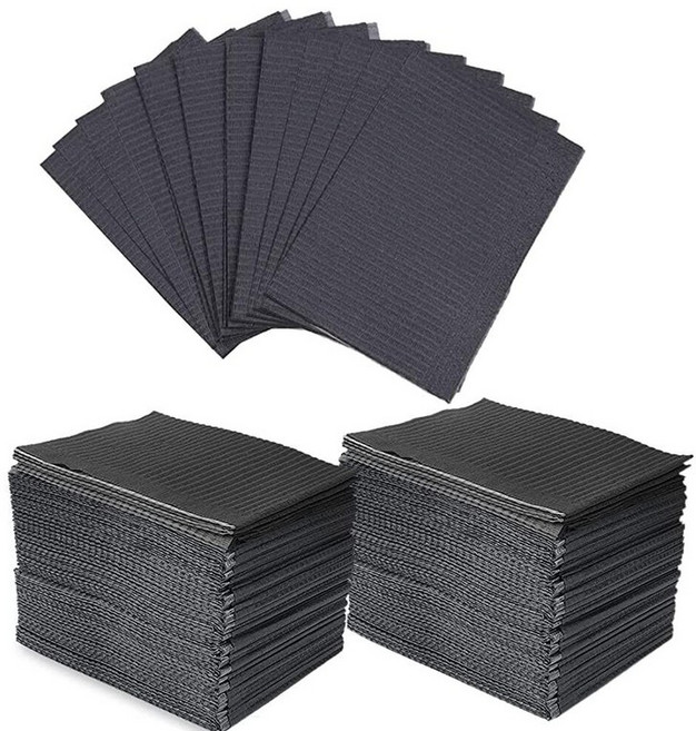 125Pcs/50pcs Disposable Tattoo Clean Pad Table Covers Patient Dental Napkins Beauty Accessories Bi, 125 블랙
