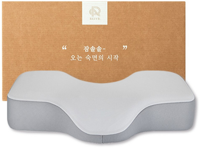 리빙제이 잠솔솔 메모리폼 기능성 경추베개 메쉬그레이