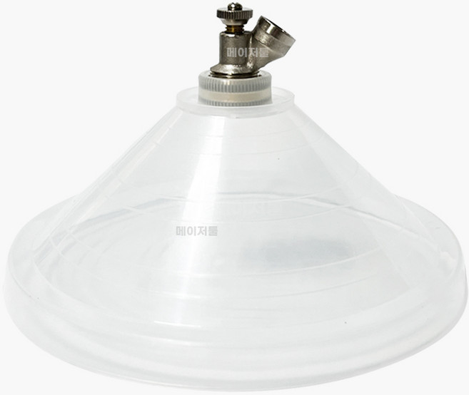 분무기 깔대기 노즐대 제초 나팔 삿갓 꼬깔 약대 부품 제초제, 중, 1개