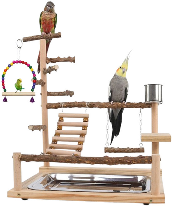파르고 네추럴 발톱갈이 횟대 스탠드 앵무새 장난감, 1개