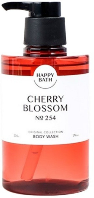 해피바스 오리지널 컬렉션 바디워시 체리블로섬, 500g, 4개