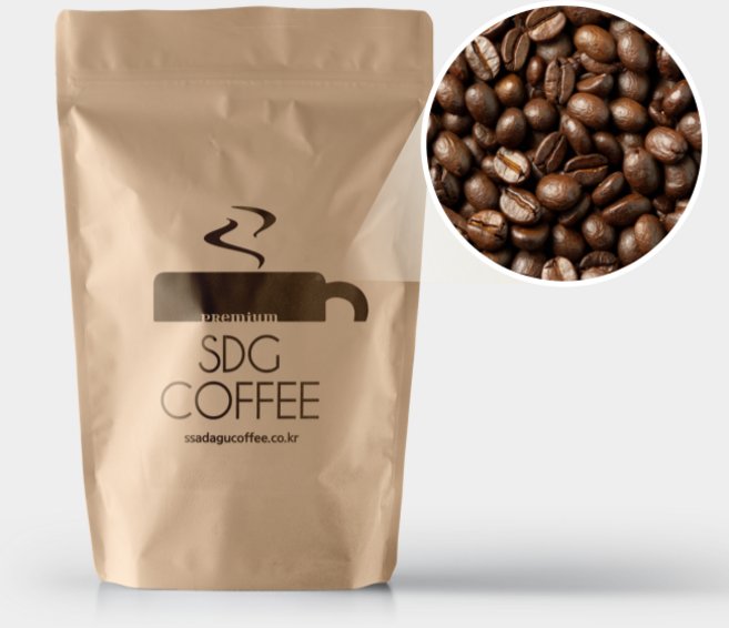 싸다구커피 당일로스팅! 시그니처 블렌딩 원두 200g, 더치커피, 다크너트, 1개