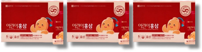 홈삼 홈상 횽샴 파우치 진세노사이드 함량 마시는 홍삼 어린이 키즈 유아 6살 초등학생 홍삼 중학생 청소년 아기 홍삼, 3박스, 30회분