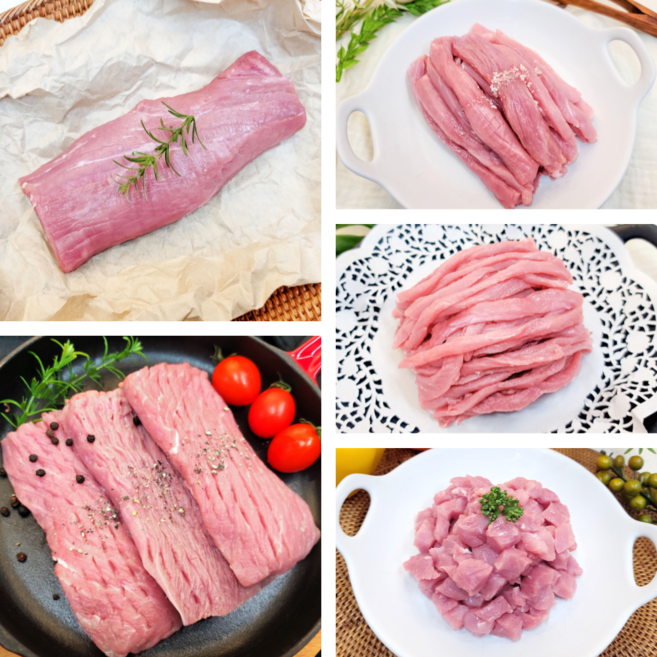 초신선 한돈 냉장 돼지안심 1kg 덩어리 장조림용 돈가스용 카레용 탕수육용 잡채용, 한돈 돼지안심 덩어리 장조림용