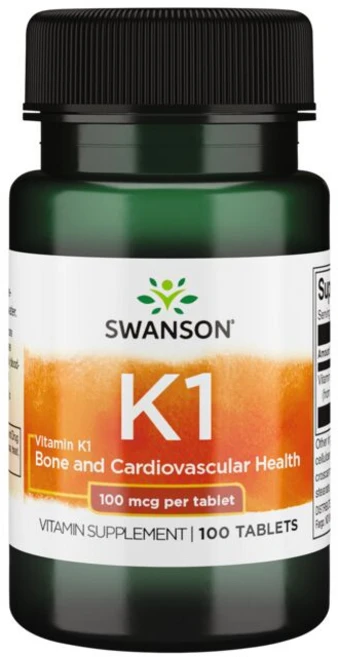 스완슨 비타민 K-1 100mcg 타블렛, 1개, 100정 - 쿠팡