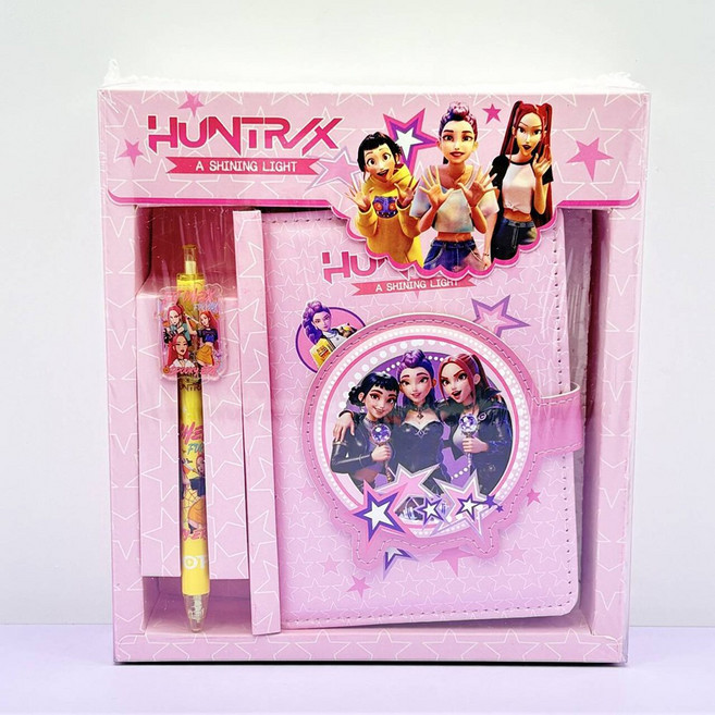 문구보따리 케데헌 다이어리 수첩 케이팝 데몬헌터스 다꾸, 1개, 케데헌_핑크