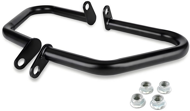 Thruxton 용 1200 크래시 Triumph Bobber R 바 스피드 범퍼 컵 Bonneville 마스터 스트리트 트윈 T120 엔진 보호대 가드 T100, Black, 1개