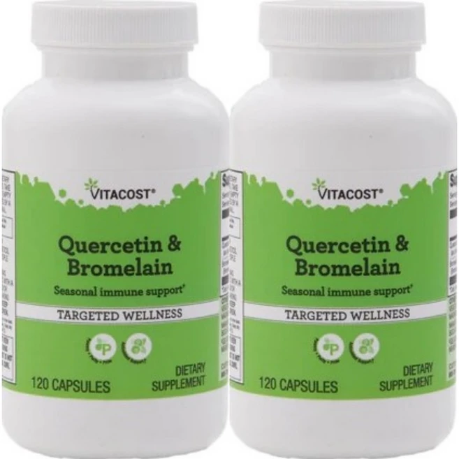 비타코스트 퀘르세틴 브로멜라인, 2개, 120정 - 쿠팡