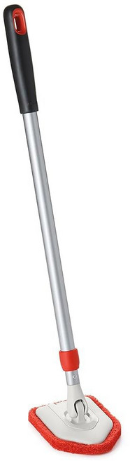 OXO 굿 그립 확장 가능한 샤워기 욕조 및 타일 스크러버 - 42인치, OXO 굿 그립 확형 배스 앤 타일 스크러버 106.7