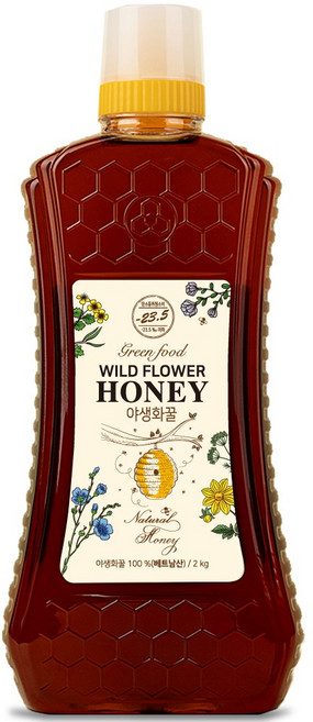 그린푸드 야생화꿀 베트남 자연 벌꿀, 1개, 2kg