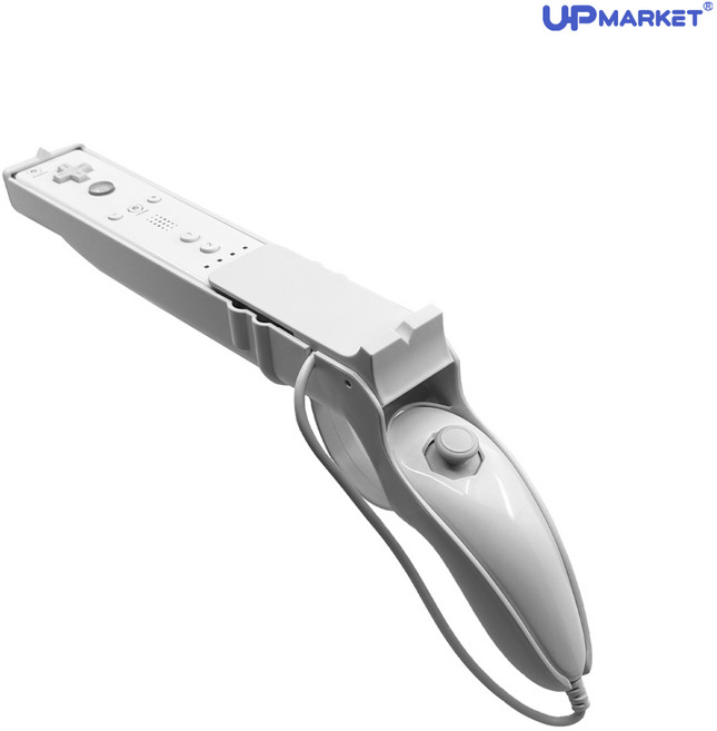 닌텐도 위 WII 라이트건 재퍼건 슈팅 컨트롤러 건콘, wii라이트건 화이트, 1개