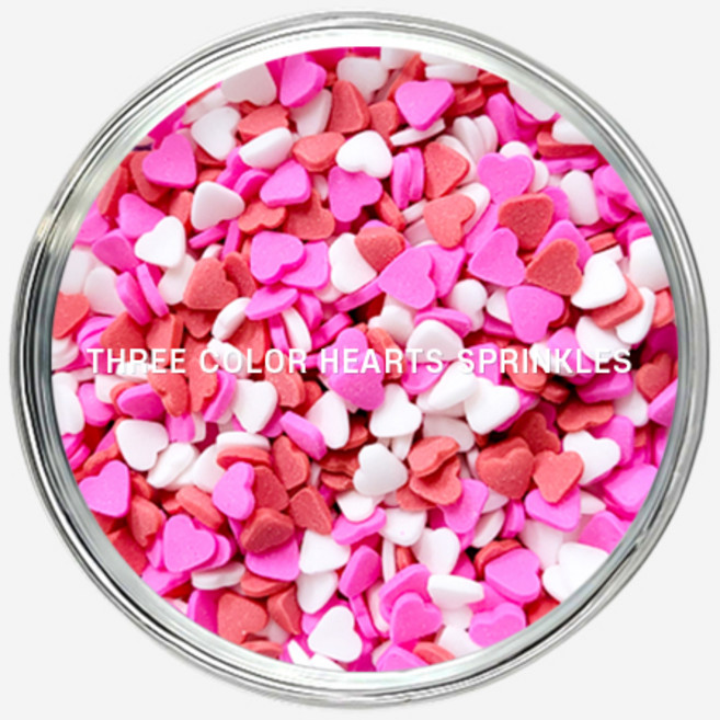 스프링클 14가지, 삼색하트, 10g