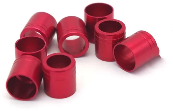 20pcs 양궁 반지 OD7.6mm ID 화살표 샤프트 활과 액세서리 세트에 대 한 방 폭, 01 20pc OD 7.6mm red