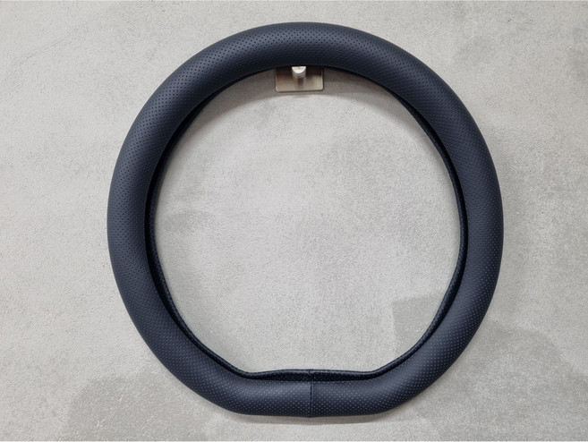 경일 순정타공 자동차핸들커버, D컷-다크네이비
