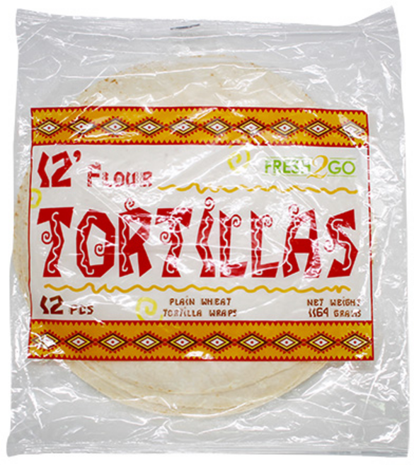 인도밀 또띠아 또띠야 또르띠아 브리또 TORTILLAS12인치 냉동포장, 1.164kg