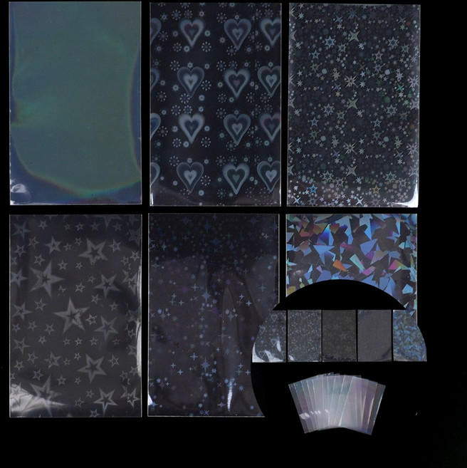10P 투명 카드슬리브 57x88mm 포켓몬카드보관함, 큰별