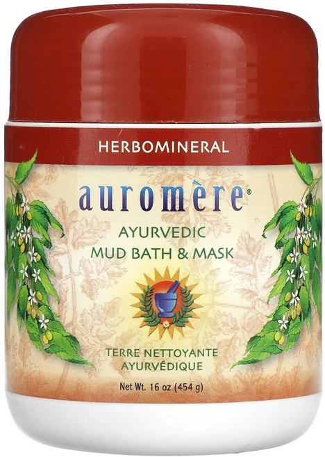 Auromere 아유르베다 머드 배스 앤 마스크 16 oz(454g) Auromere (아우로미어), Auromere, 아유르베다 머드 배스 앤 마스크, 1 - 쿠팡