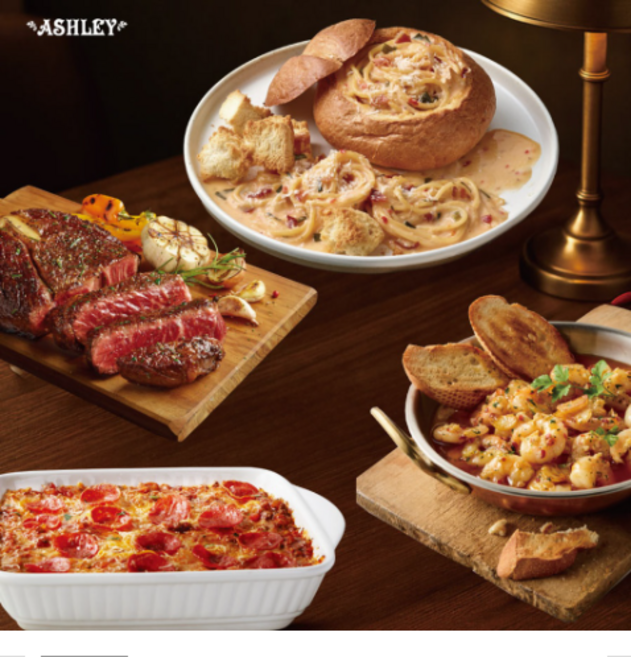 애슐리 봉골레 크림 빠네+올라 파히타+감바스 피칸테(총 6인분) 크리스마스 홈파티 밀키트, 569g, 1세트