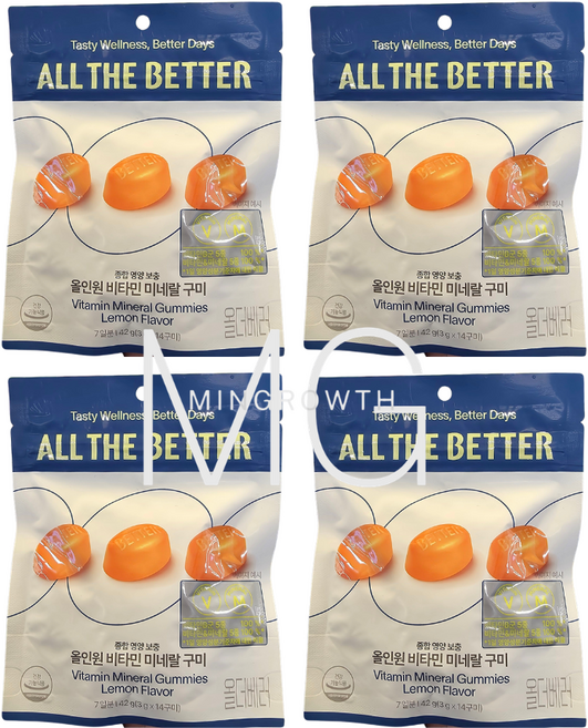 올더베러 올인원 비타민 미네랄 구미 14구미 (7일분), 4개, 7회분