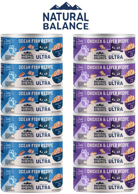 내추럴발란스 고양이 주식캔, 12개, 85g, 참치