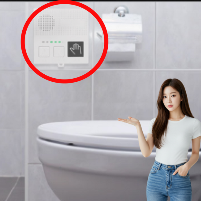 코리아마켓 화장실 소변 대변 소리방지 물소리밸, 화이트 물소리벨