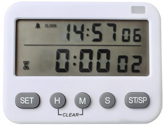 타이머쌤 듀얼 스톱워치 수험생 무소음 수능시계 공부 타이머 쿠킹, 1개