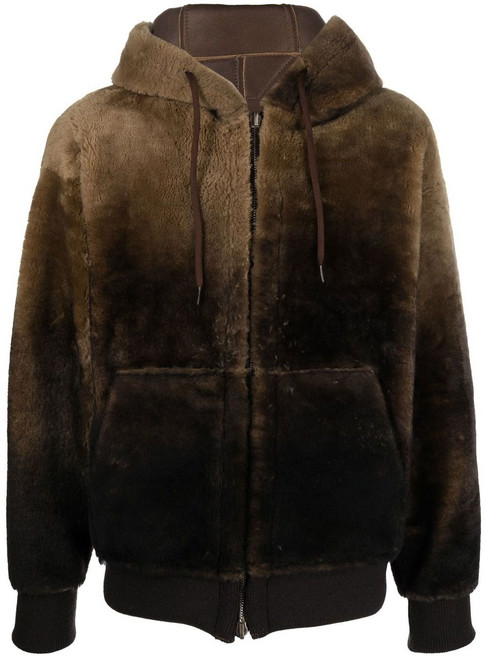 살바토레산토로 리버서블 시어링 후드 재킷