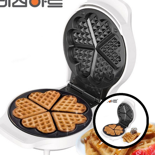 키친아트 라팔A80 와플메이커 크로플기계 하트 와플 크로플 조리기구 TLa6305 z18+059mW