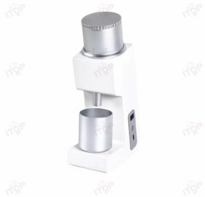 ITOP 03 미니 커피 그라인더 유형 C 충전식 휴대용 38mm 6코어 스테인레스 스틸 버, White, 옵션 1, Rechargeable 2600mAh, 2)White, 1개