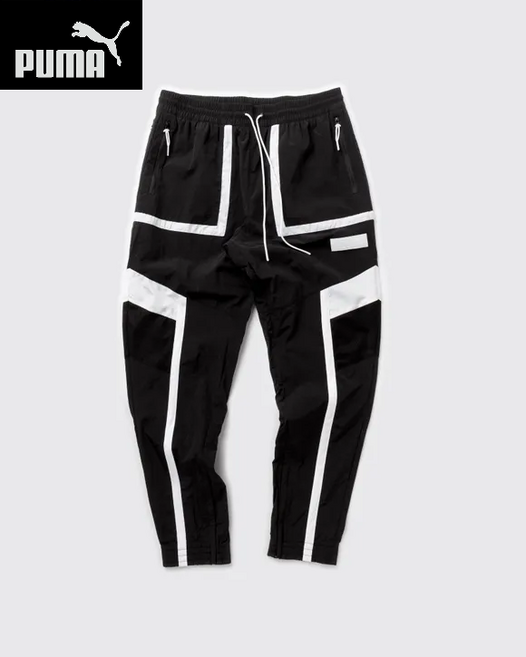 푸마 남성 코트 사이드 농구 팬츠 긴바지 Court Side pants Puma Black 530325 03