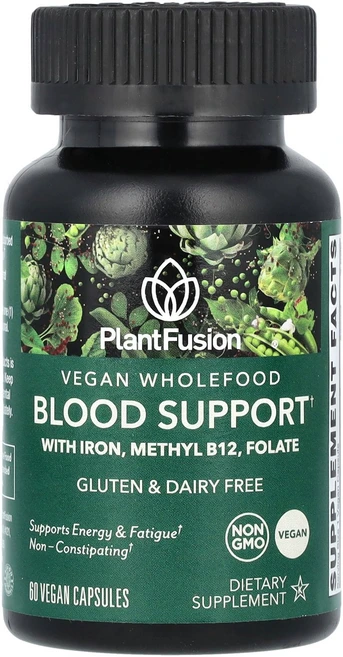 PlantFusion 플랜트퓨전 홀푸드 활력 60 캡슐 영양제 건강보조식품, 60정, 1개 - 쿠팡