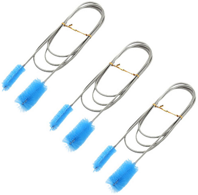 오마이남친 여과기 청소솔, 3개, 블루