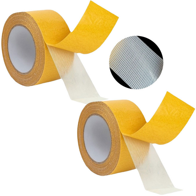 더편한생활 2P 강력 자국없는 테이프, 2개, 폭5센티x총길이10m