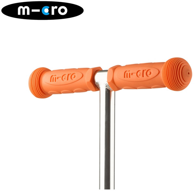 micro 킥보드 맥시 미니 교체 손잡이 색상별 마이크로킥보드 소프트 고무 홀더, 오렌지 홀더, 1개