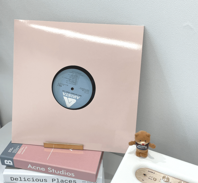 [5color] LP 하드케이스 겉자켓, 핑크, 10장