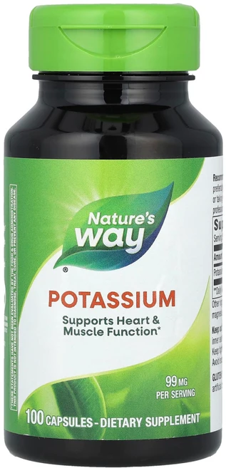 네이처스웨이 Natures Way 칼륨 99mg 캡슐 100정 NWY-41071, 1개 - 쿠팡