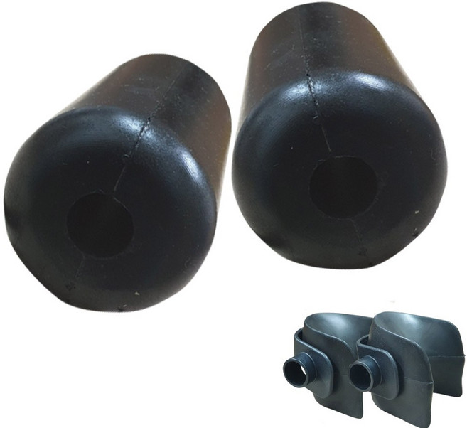 거꾸리 부품 발목 스폰지 앞쪽 뒷쪽, 블랙