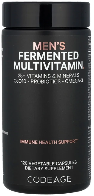 코드에이지 남성 발효 종합비타민 120캡슐, 1개, 120정 - 쿠팡