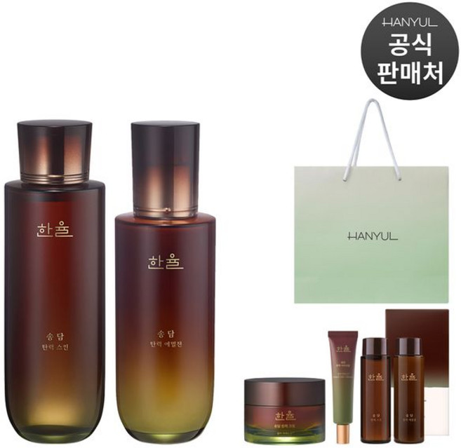 한율 송담 탄력 스킨 150ML + 에멀젼 125ML, 1세트
